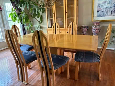 Photo of free dinning set with china cabinet (Ellicott City, Valleymede) #1