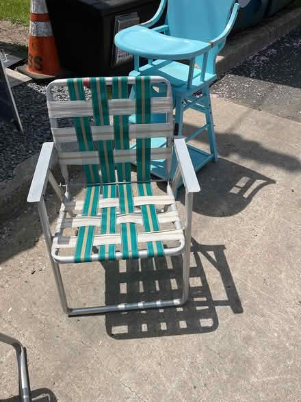 Photo of free Vintage outdoor chairs (Oradell) #2