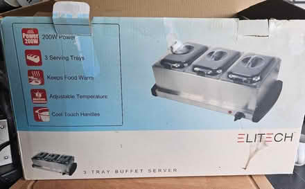 Photo of free 3 Tray Buffet Server (Woodley RG5) #1