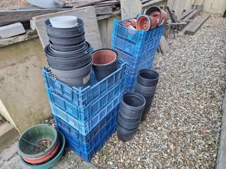 Photo of free Plastic pots large and small (Rusthall, TN4) #3