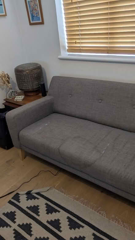 Photo of free John Lewis grey sofa (Denmark hill) #2