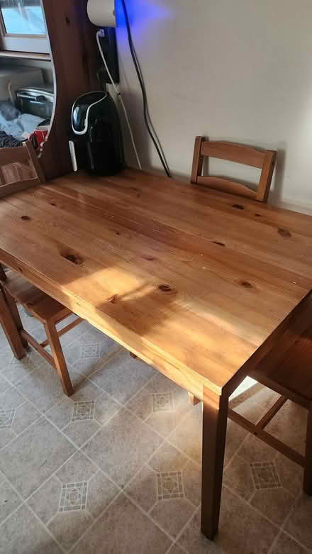 Photo of free IKEA table and chairs (Haledon, NJ) #1