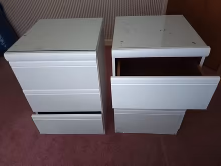 Photo of free Pair of bedside drawers (Mead Vale area, BS22) #1
