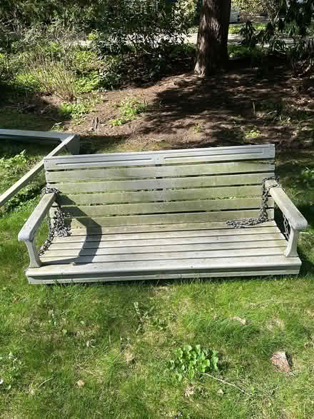Photo of free Wooden swing (Arlington Center) #1