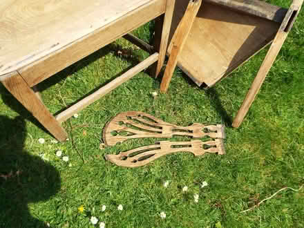 Photo of free 2 x antique solid oak chairs for restoration or woodwork (Bingham NG13) #4