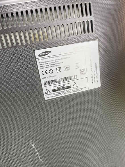 Photo of free Samsung tv curved (Mansfield NG19 6SY) #2