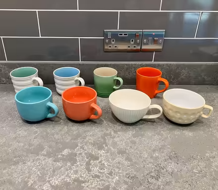 Photo of free 8 Coloured cups / mugs (Antrim Town) #1
