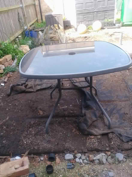 Photo of free Glass Top Garden Table (Cippenham SL1) #1