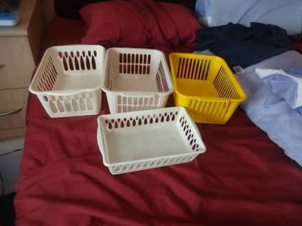 Photo of free Plastic storage baskets (Greenford UB6 8PF) #1