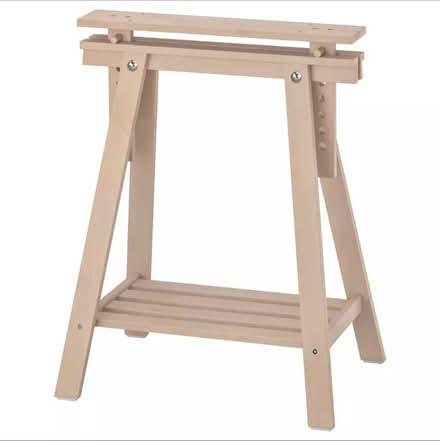 Photo of IKEA pair of wood trestles (Llandrindod LD1) #1