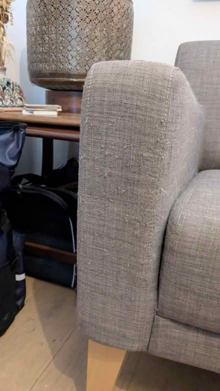 Photo of free John Lewis grey sofa (Denmark hill) #3