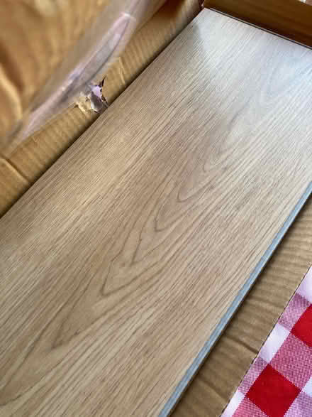 Photo of free Rigid vinyl flooring light brown (RUshden NN10) #2