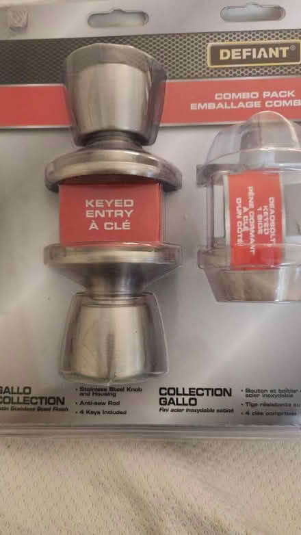 Photo of free Door knob lockset (Danforth and Greenwood) #1
