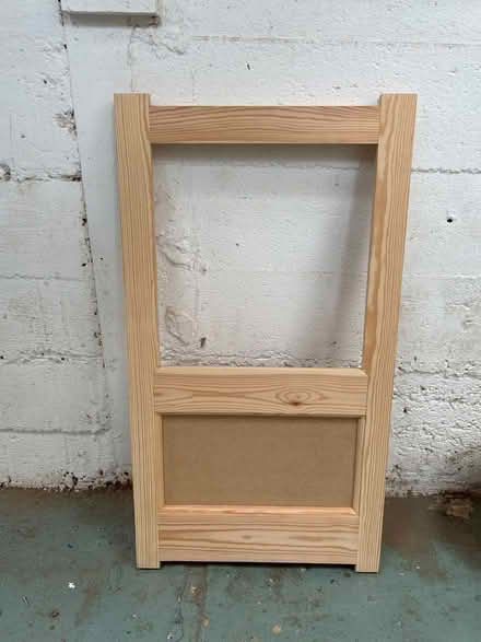 Photo of free Quarter Size wooden Half Glazed Doors (Oulton Broad NR32) #1