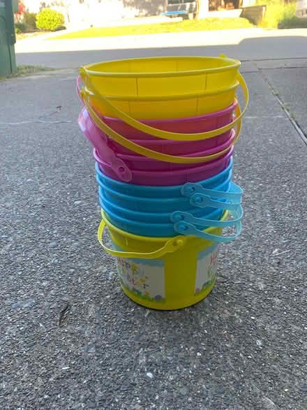 Photo of free plastic buckets for easter (downtown Novato area) #1