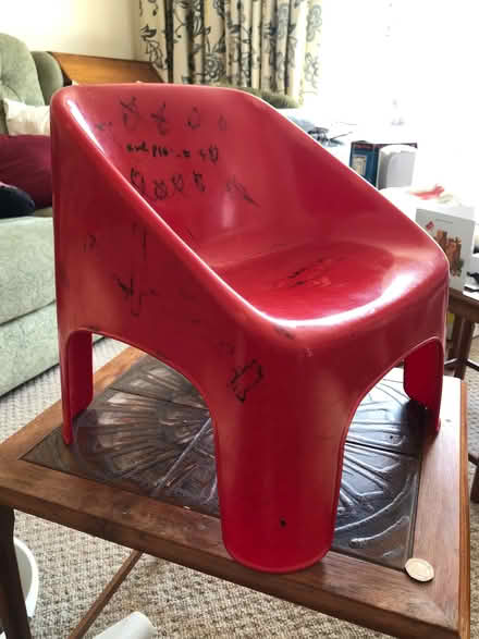Photo of free Red toddler seat (Langney BN23) #1
