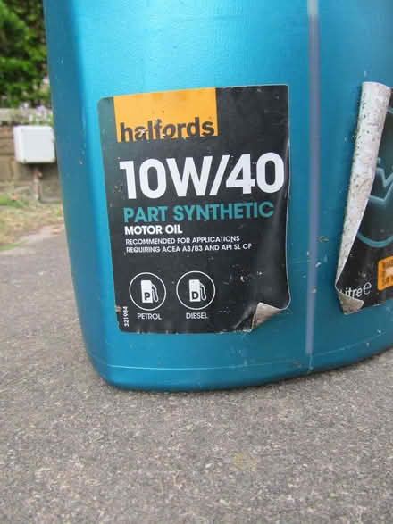 Photo of free 10W40 Engine Oil (Sunnyside RH19) #2