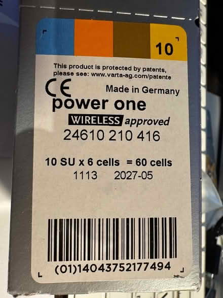 Photo of free Hearing-aid batteries (UWS 94/Columbus) #1