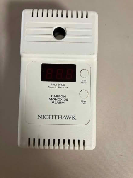Photo of free Carbon monoxide alarm (Bensenville) #1