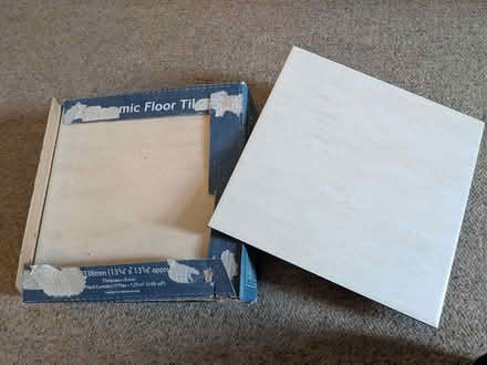 Photo of free Box of 11 ceramic floor tiles (Langside G41) #1
