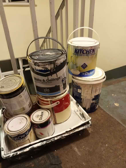 Photo of free various paints. part used (Merton Park SM4) #2