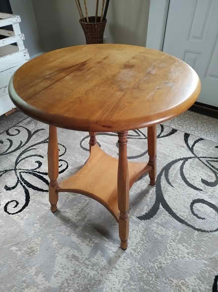 Photo of free Sturdy accent table (Odenton) #2