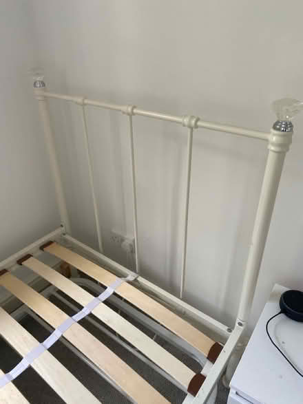 Photo of free Next single metal bed & trundle (Burghfield Common RG7) #3