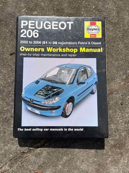 Photo of free Peugeot 206 Haynes Manual (Darley Bridge DE4) #1
