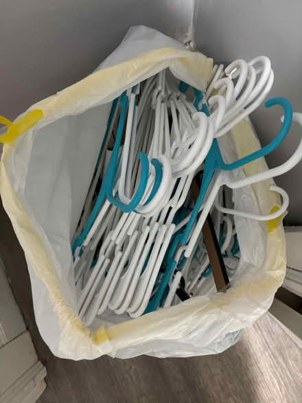 Photo of free Clothing hangers (LaSalle Gardens-adjacent) #1