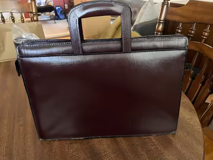 Photo of free Leather brief case (Finksburg - Carroll County) #2