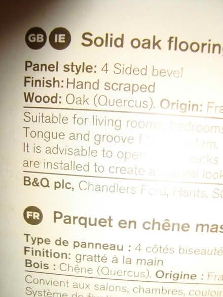 Photo of free oak flooring planks (Barking IG11) #3