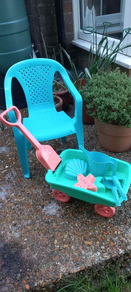 Photo of free Pre-schooler chair and sandpit toys (Polegate BN26) #1