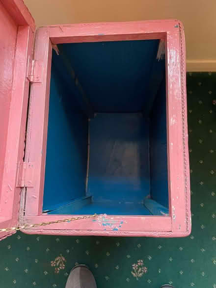 Photo of free Lloyd loom style laundry basket (Tideswell SK17) #2