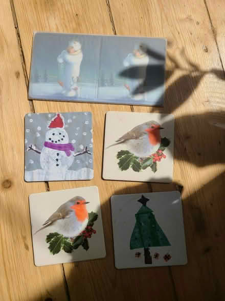 Photo of free Cardboard Charity Coasters x6 (Prestwich M25) #1