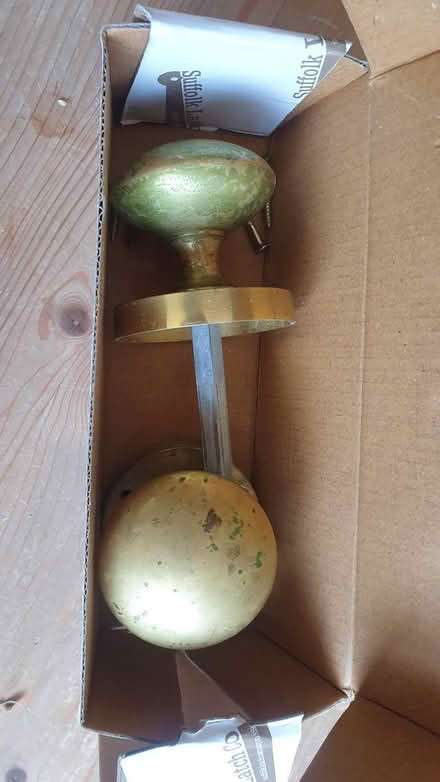 Photo of free Door knobs brass effect (Paignton) #4