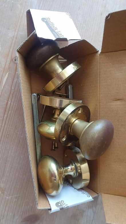 Photo of free Door knobs brass effect (Paignton) #2