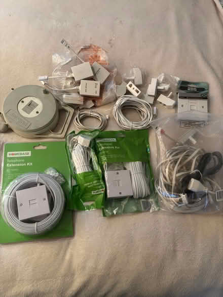 Photo of free Telephone, extension lead etc etc (Biggleswade SG18) #1