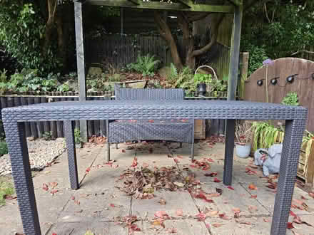 Photo of free Rattan Style Garden Table (Heckmondwike) #2