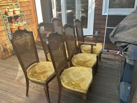 Photo of free 6 wooden dining room chairs (San Anselmo) #1