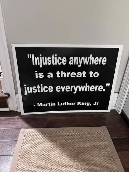Photo of free MLK Yard Sign (Fairlawn/Anacostia) #1