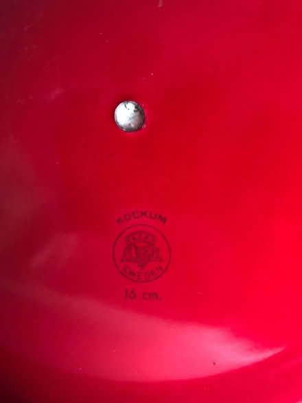Photo of free Small red enamel pot pan (High Green, S35) #3