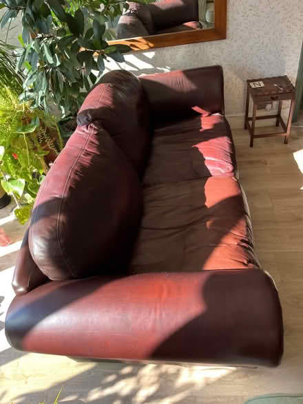 Photo of free Brown 3 Seater Sofa (TN26) #2
