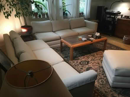 Photo of free 5 pc Sectional Couch (8ppl) (Arlington off Mystic St Rte3N) #3