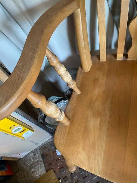 Photo of free Solid pine chair (Enfield EN1) #2