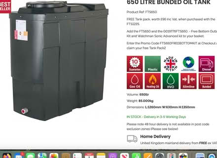 Photo of free 650 ltr Bunded Oil Tank (Sennybridge, Brecon) #3