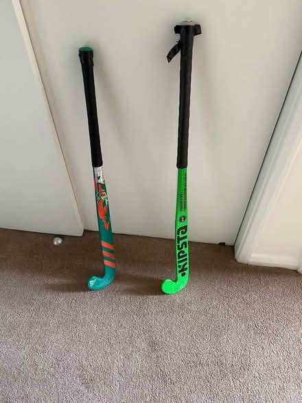 Photo of free 2 field hockey sticks - 32 and 34.5 (Slough central SL1) #1