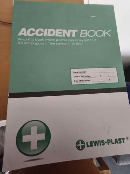 Photo of free Accident book for offices/shops etc (Ilford IG1) #1
