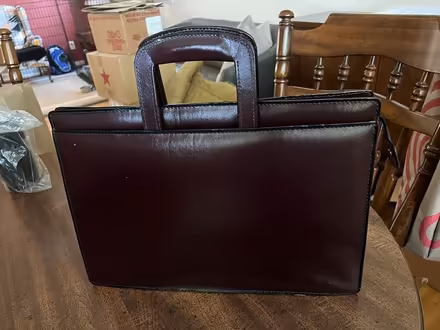 Photo of free Leather brief case (Finksburg - Carroll County) #1