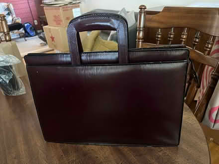 Photo of free Leather brief case (Finksburg - Carroll County) #1