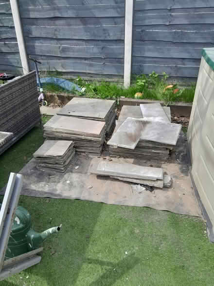 Photo of free Indian Stone Paving slabs USED (Whitefield M45) #1